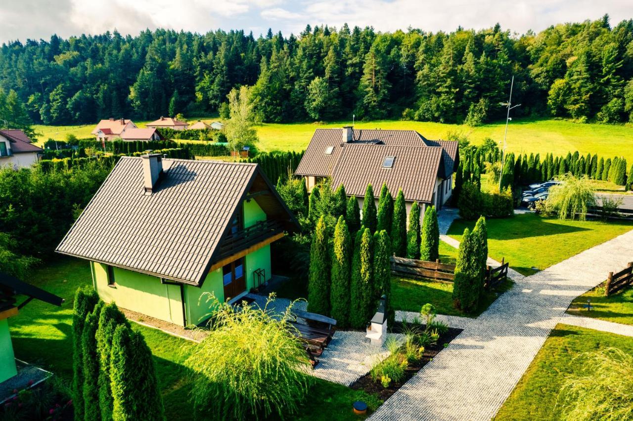 Caloroczne Domki W Bieszczadach "The Willows" Laczki Ngoại thất bức ảnh