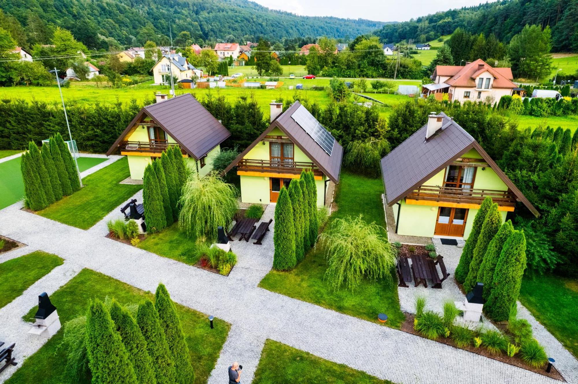Caloroczne Domki W Bieszczadach "The Willows" Laczki Ngoại thất bức ảnh